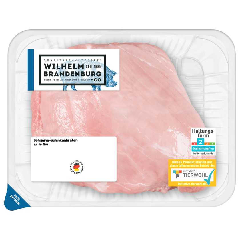 Wilhelm Brandenburg Schweine-Schinken-Braten Nuss ca. 750g